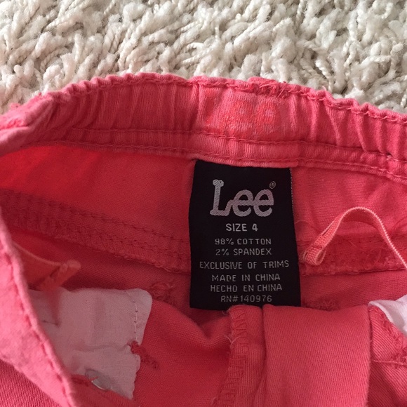 Girls Size 4 Lee shorts - Picture 3 of 3